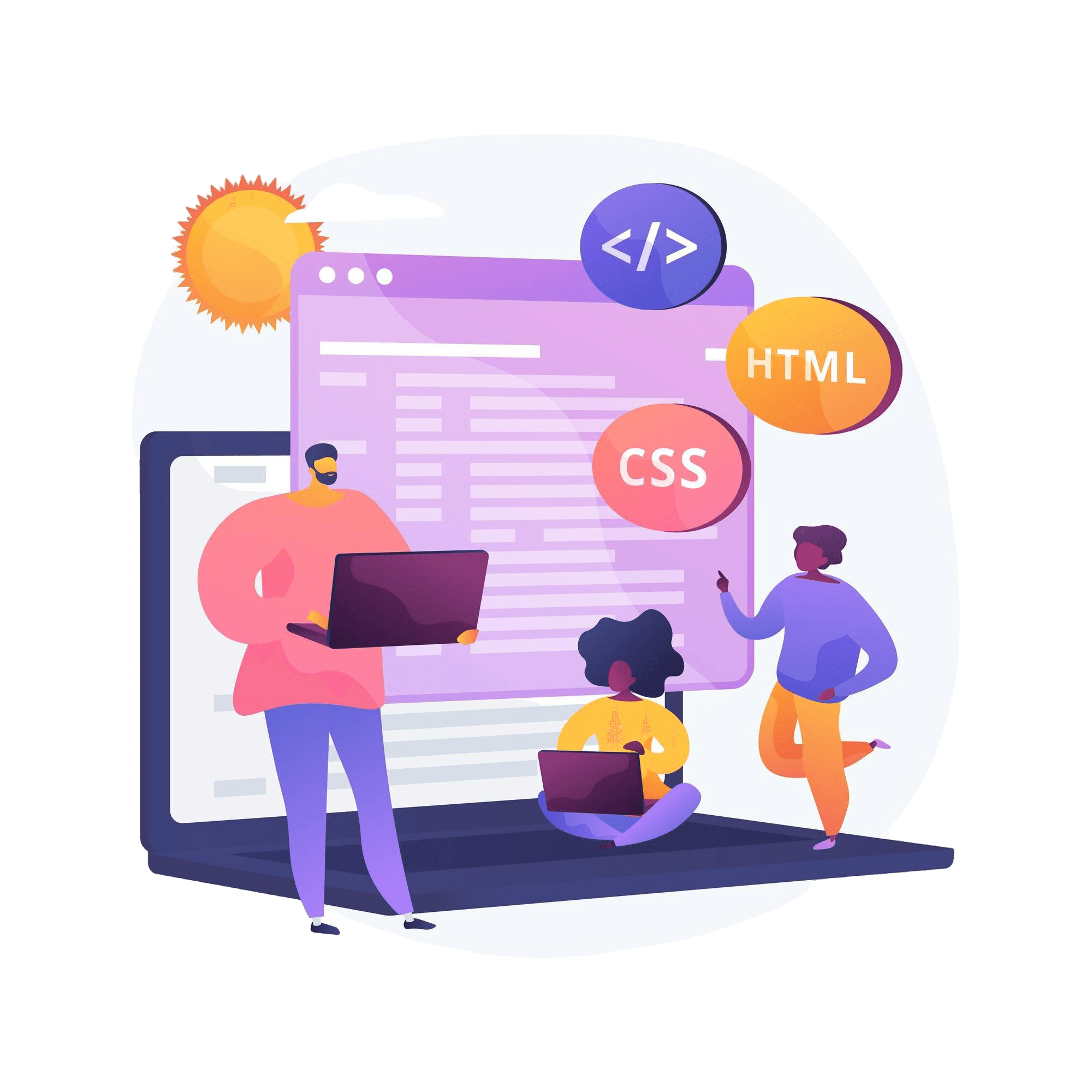 Ilustração de uma pessoa trabalhando